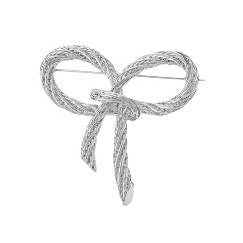 Stylish Verdrehte Brosche Pin Schmücken Zierlich Verdrehte Bogenknoten Revers Stecknadel Zauberer Brosche Schmuck Für Frauen Und Mädchen von Fcnjsao