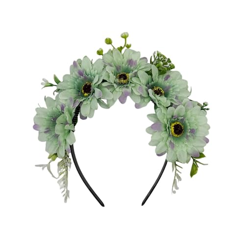 Zarte Blumenform Haop Hoop Heißer Frühling Stirnband Hochzeitsfeier Braut Styling Blumenstirnband von Fcnjsao