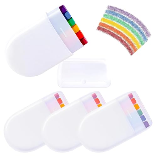 Fcuajdkq 4 Stück Gesichts- und Körperfarbe in Regenbogenfarben - Gesichtsfarbe mit Gay-Pride-Day-Flagge - LGBT-Buntstifte mit Regenbogenstreifen für Den Gays-Pride-Day von Fcuajdkq