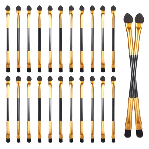 24 Stück Dual End Lidschatten Smudge Pinsel 2 in 1 Lidschatten Schwamm Concealer Pinsel Doppelseitiger Lidschatten Make-up Pinsel Lidschatten Applikator Make-up Kosmetik Werkzeug zum Verblenden von 24 Stück Dual End Lidschatten Smudge Pinsel 2 in 1 Lidschatten Schwamm Concealer Pinsel Doppelseitiger Lidschatten Make-up Pinsel Lidschatten Applikator Make-up Kosmetik Werkzeug zum Verblenden von von FdcLixuvol