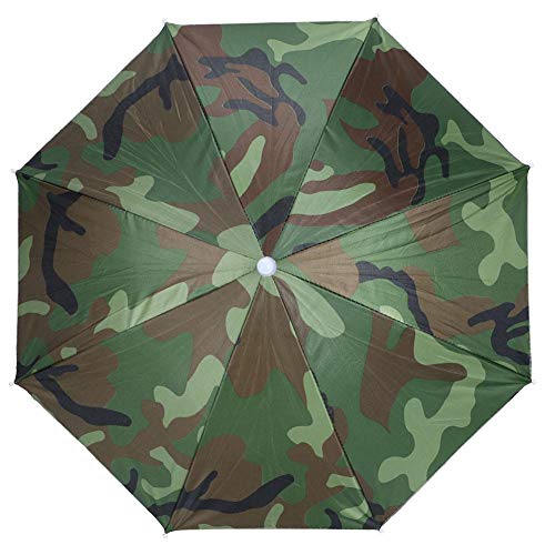 Fdit Camouflage Color Umbrella Hat Angeln Sun Hat Kinder & Erwachsene für Outdoor-Aktivitäten Wandern Angeln Camping Festival Party Kopfbedeckung Regenschirm verwenden von Fdit
