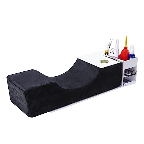 Fdit Wimpernverlängerung Kissen Weiche Samt U Form Halsstützen Memory Foam für Schönheitssalon -Transplantierung Wimp von Fdit