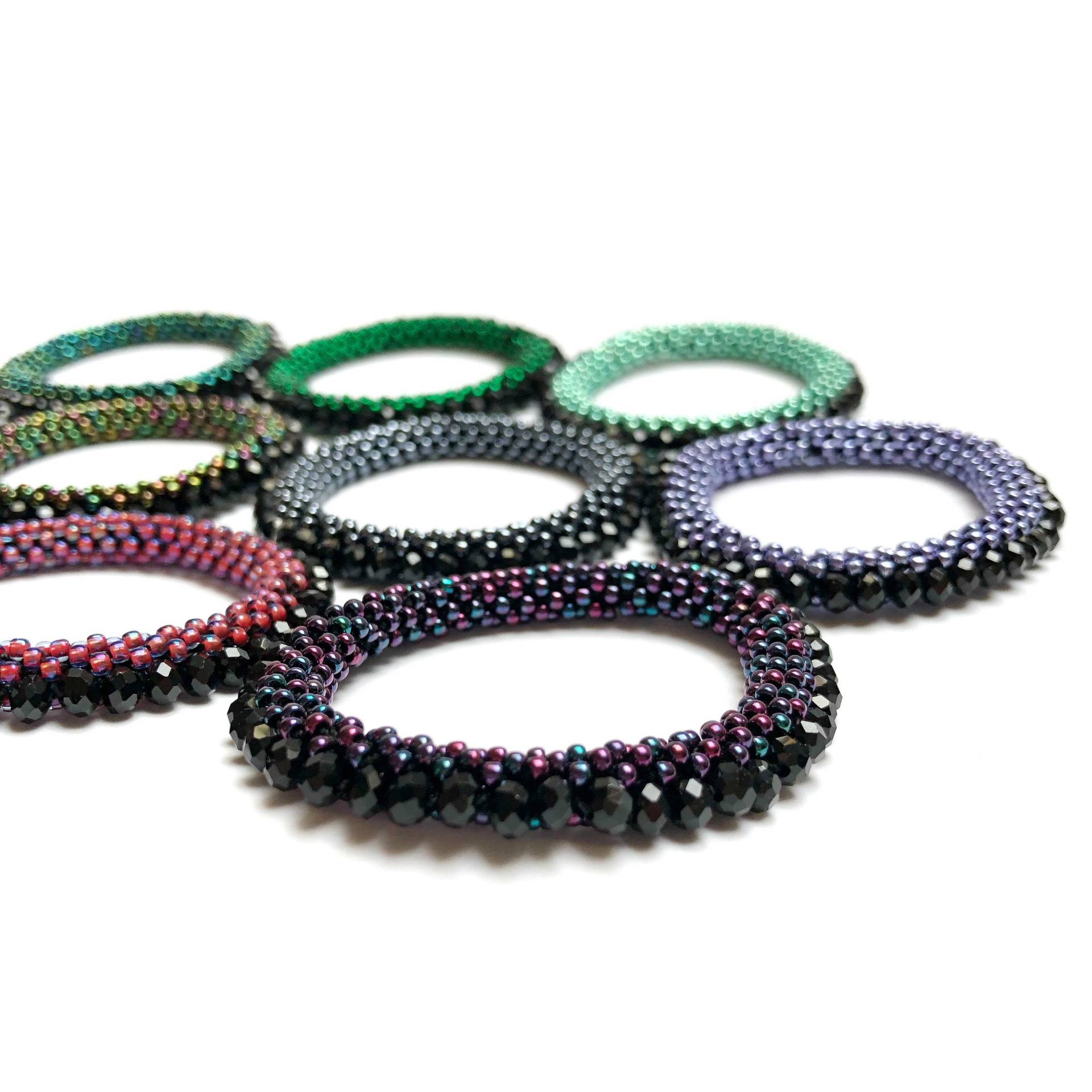 Unendliche Kristall Perle Armband Häkeln Hypoallergen Weihnachtsgeschenk Unendliche Kristall Perle Armband Häkeln Hypoallergen Weihnachtsgeschenk von FeCreazioni