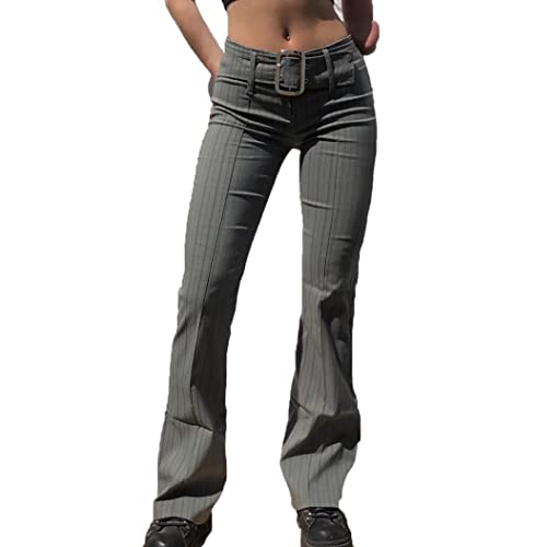 FeMereina Y2K Baggy Jeans für Damen, hohe Taille, weites, gerades Bein, Distressed Vintage Cargo Denim Hose mit Taschen Streetwear, Z2, M FeMereina Y2K Baggy Jeans für Damen, hohe Taille, weites, gerades Bein, Distressed Vintage Cargo Denim Hose mit Taschen Streetwear, Z2, M von FeMereina