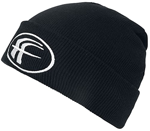Fear Factory Logo - Beanie Uni Beanie schwarz 100% Polyacryl, Weiß, One Size von Fear Factory
