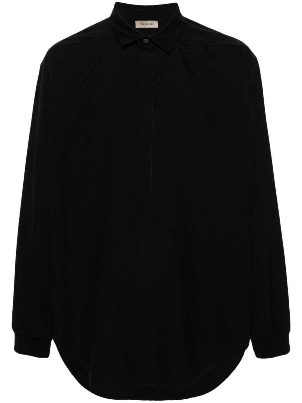 Fear Of God Hidden Placket Hemd - Schwarz von Fear Of God