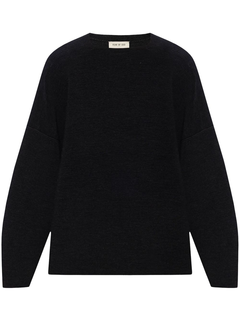 Fear Of God Gerippter Ottoman Wollpullover - Schwarz von Fear Of God