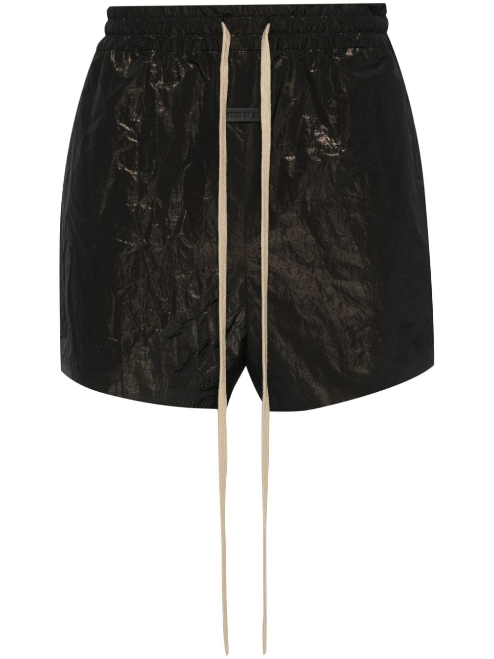 Fear Of God Lauf-Shorts mit Logo-Patch - Schwarz von Fear Of God