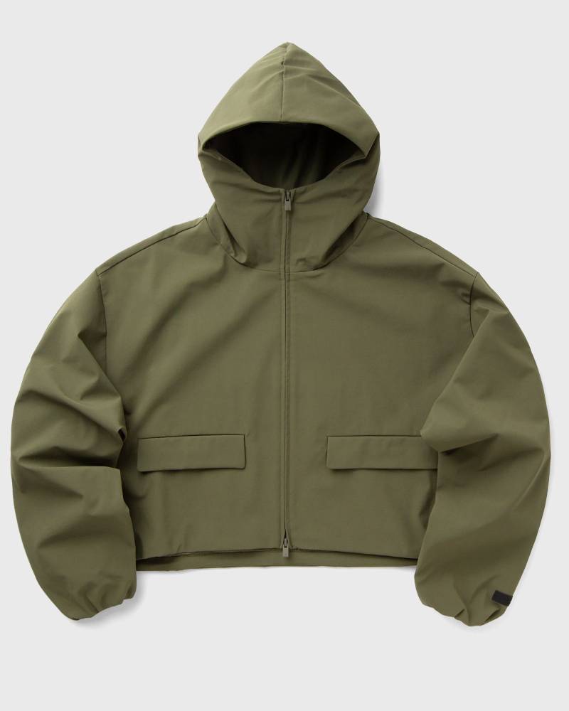 Fear of God Essentials BONDED NYLON HOODED ANORAK women Windbreaker green in Größe:M von Fear of God Essentials