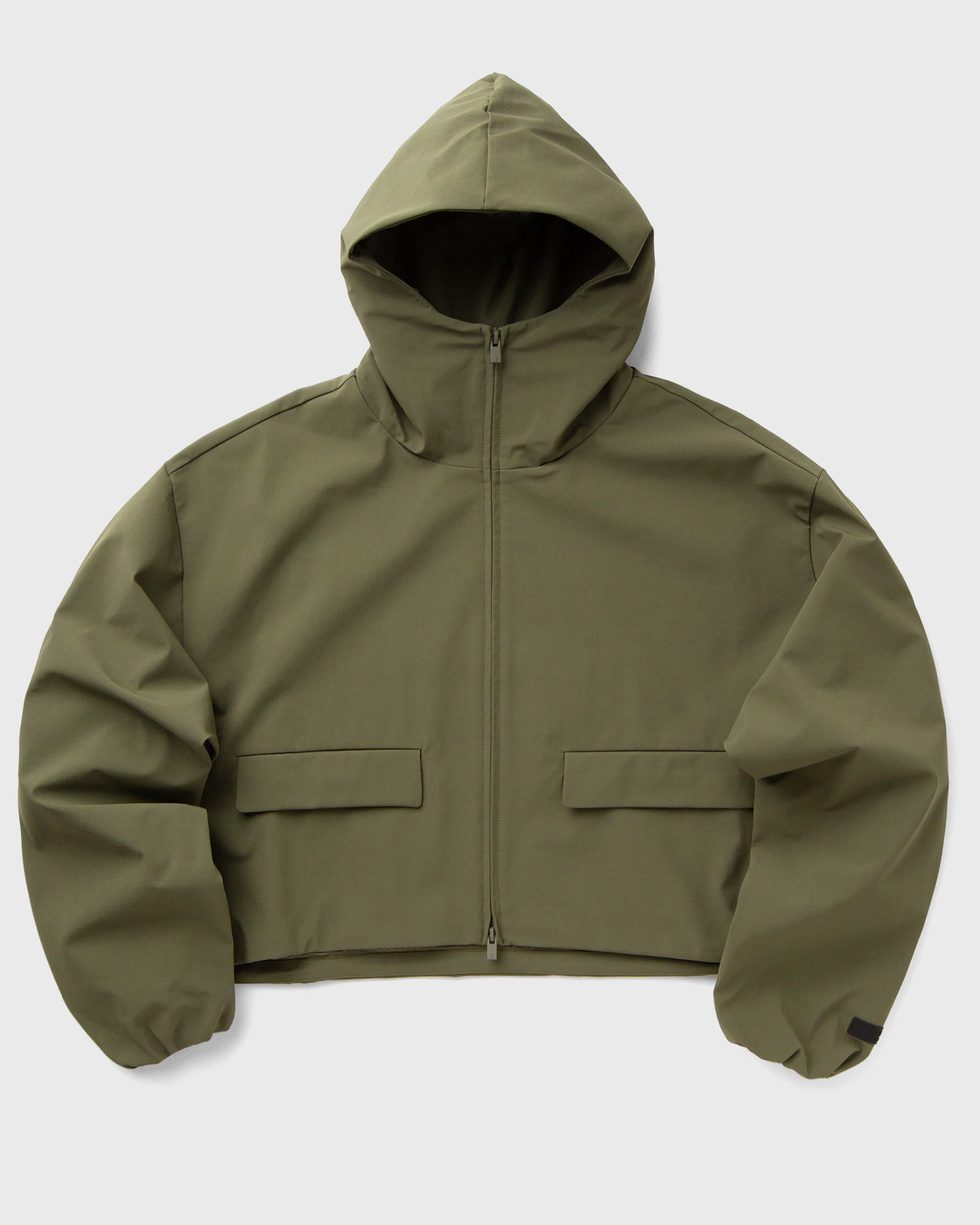 Fear of God Essentials BONDED NYLON HOODED ANORAK women Windbreaker green in Größe:S von Fear of God Essentials