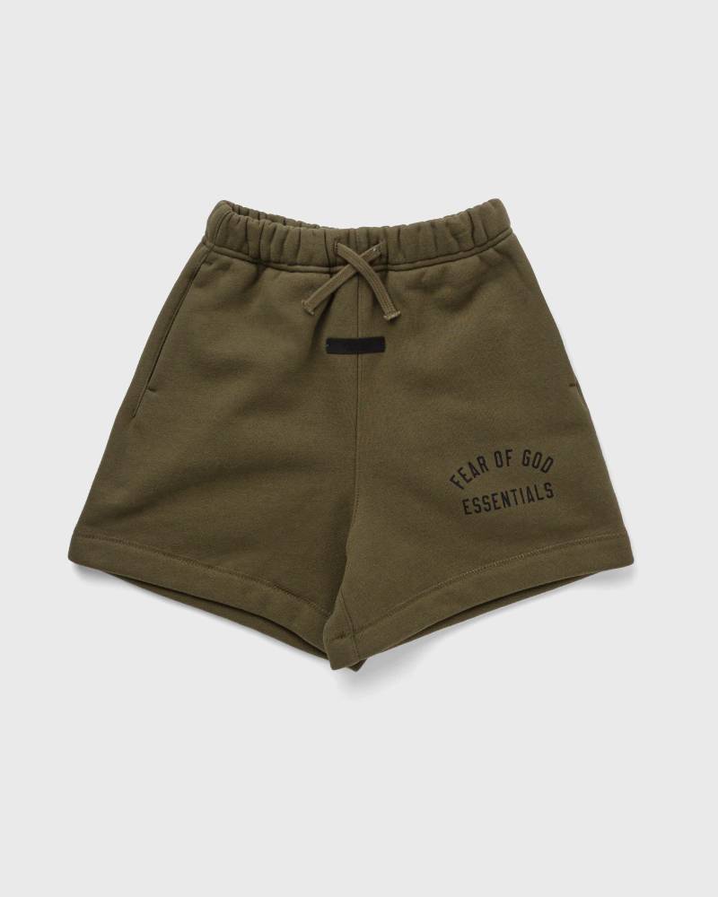 Fear of God Essentials FLEECE SOCCER SHORT  Shorts green in Größe:Age 14+ | EU 164+ von Fear of God Essentials