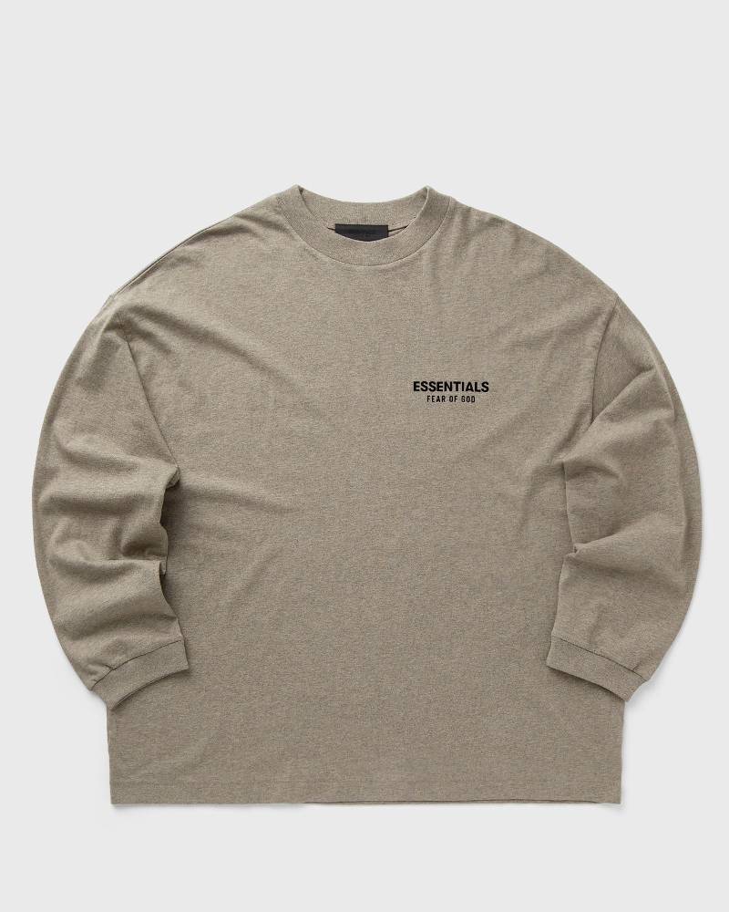 Fear of God Essentials JERSEY LONG SLEEVE  T-SHIRT men Longsleeves grey in Größe:L von Fear of God Essentials