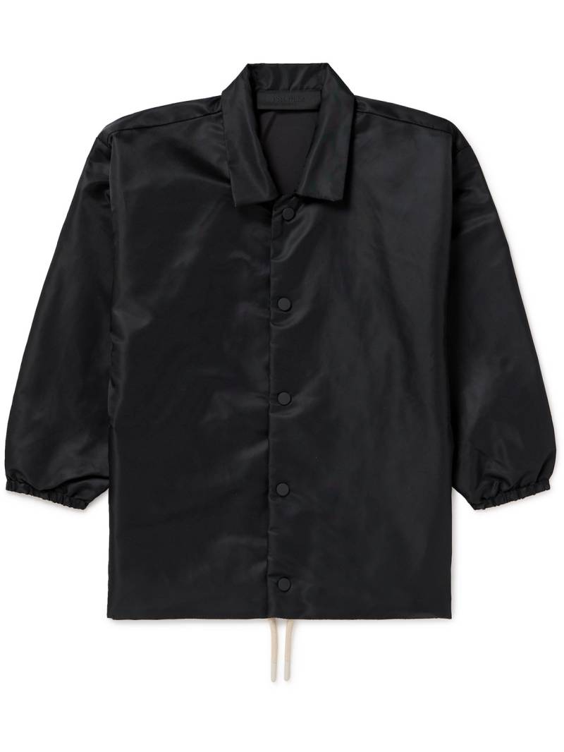 Fear of God Essentials - Logo-Print Nylon Jacket - Men - Black - 8 von Fear of God Essentials