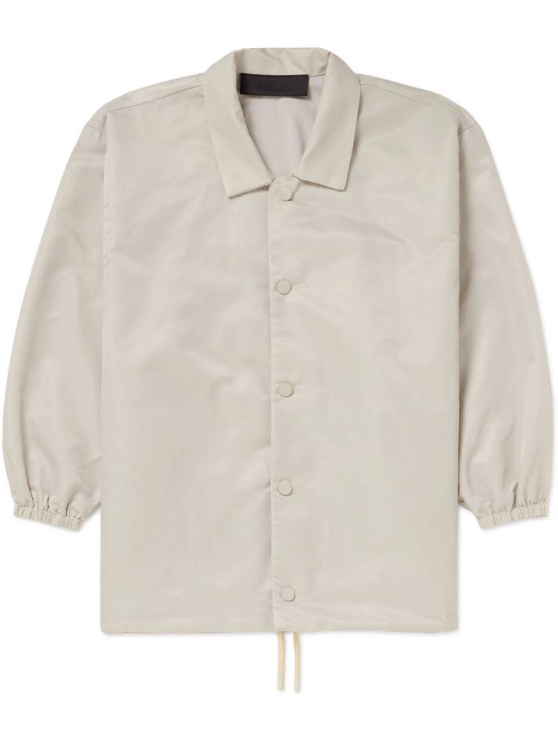 Fear of God Essentials - Logo-Print Shell Jacket - Men - Gray - 8 von Fear of God Essentials
