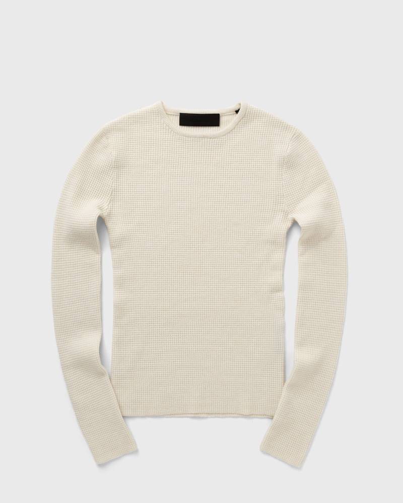 Fear of God Essentials WAFFLE FITTED LONG SLEEVE SWEATER women Longsleeves beige in Größe:M von Fear of God Essentials