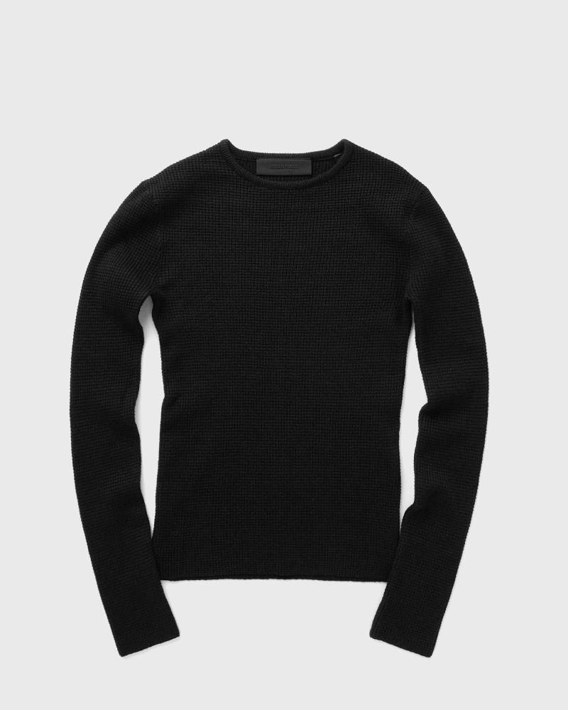 Fear of God Essentials WAFFLE FITTED LONG SLEEVE SWEATER women Longsleeves black in Größe:L von Fear of God Essentials