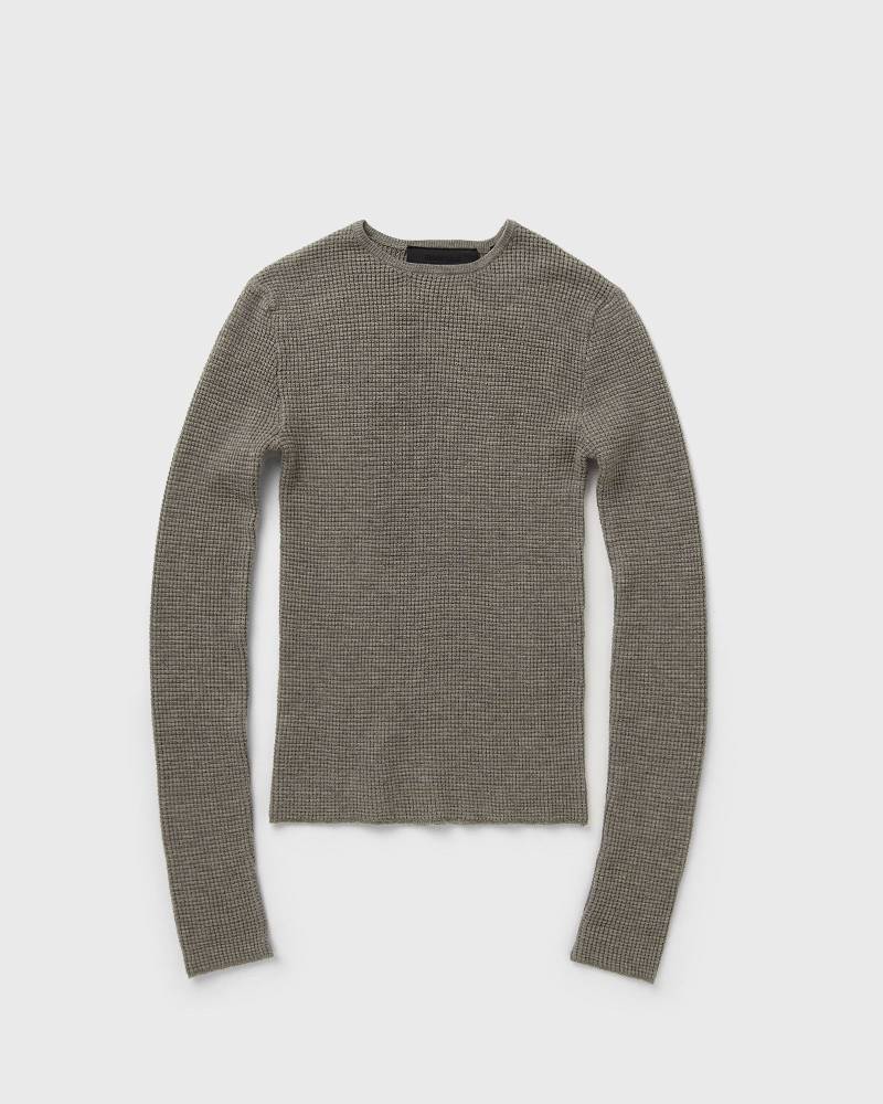 Fear of God Essentials WAFFLE FITTED LONG SLEEVE SWEATER women Longsleeves grey in Größe:L von Fear of God Essentials