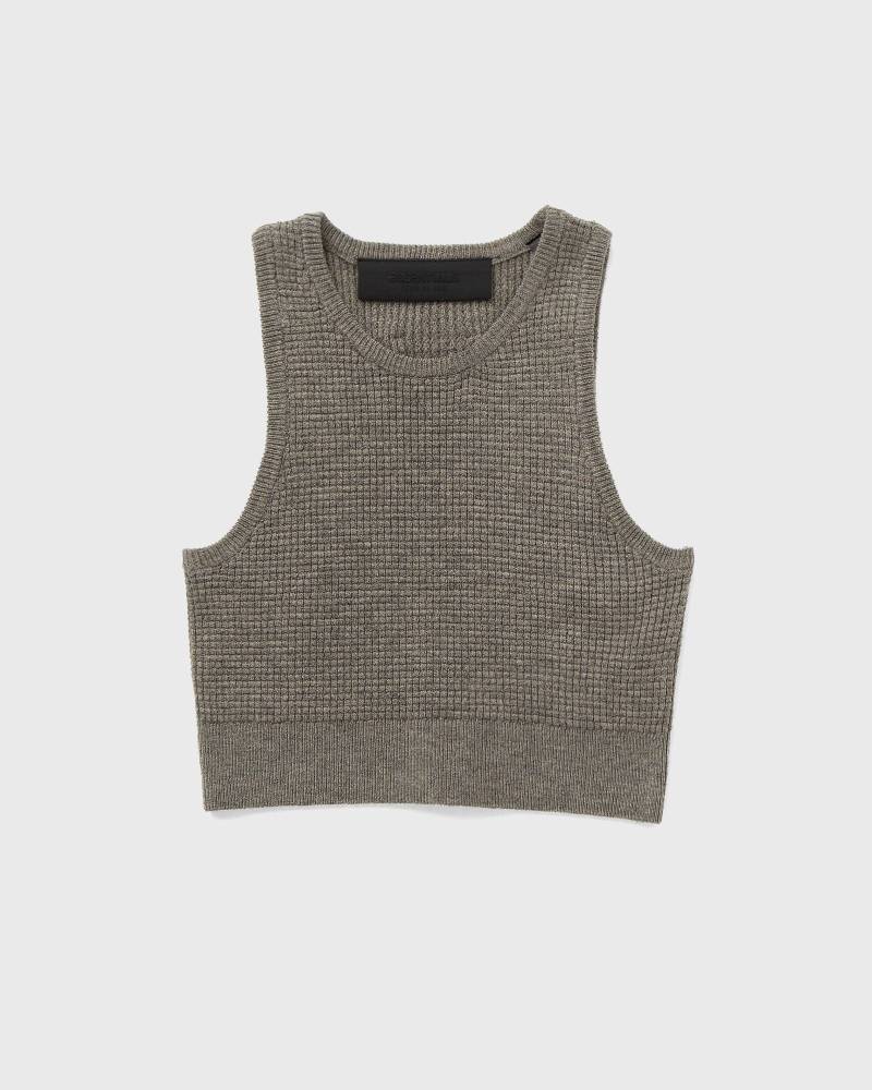 Fear of God Essentials WAFFLE SPORT TANK women Tops & Tanks grey in Größe:XS von Fear of God Essentials
