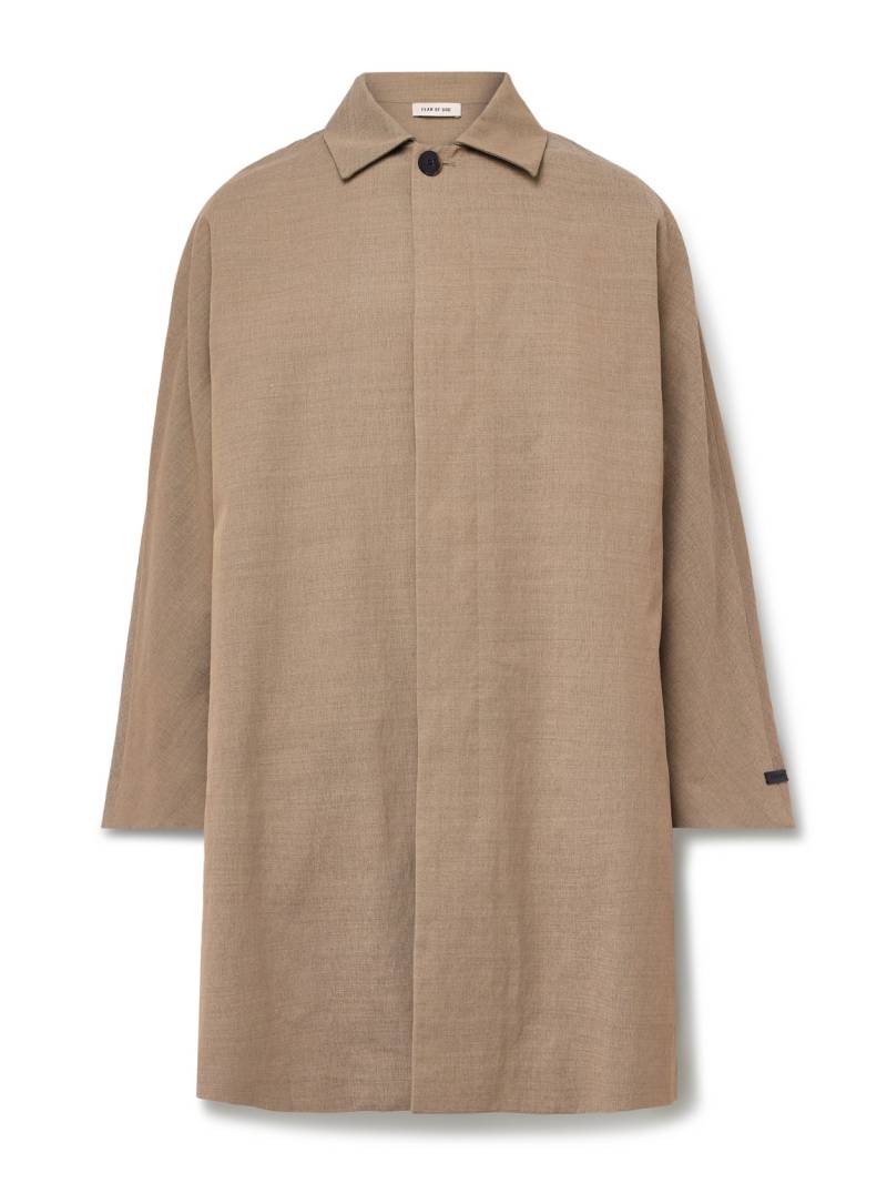 Fear of God - Eternal Logo-Appliquéd Twill Coat - Men - Neutrals - XL von Fear of God