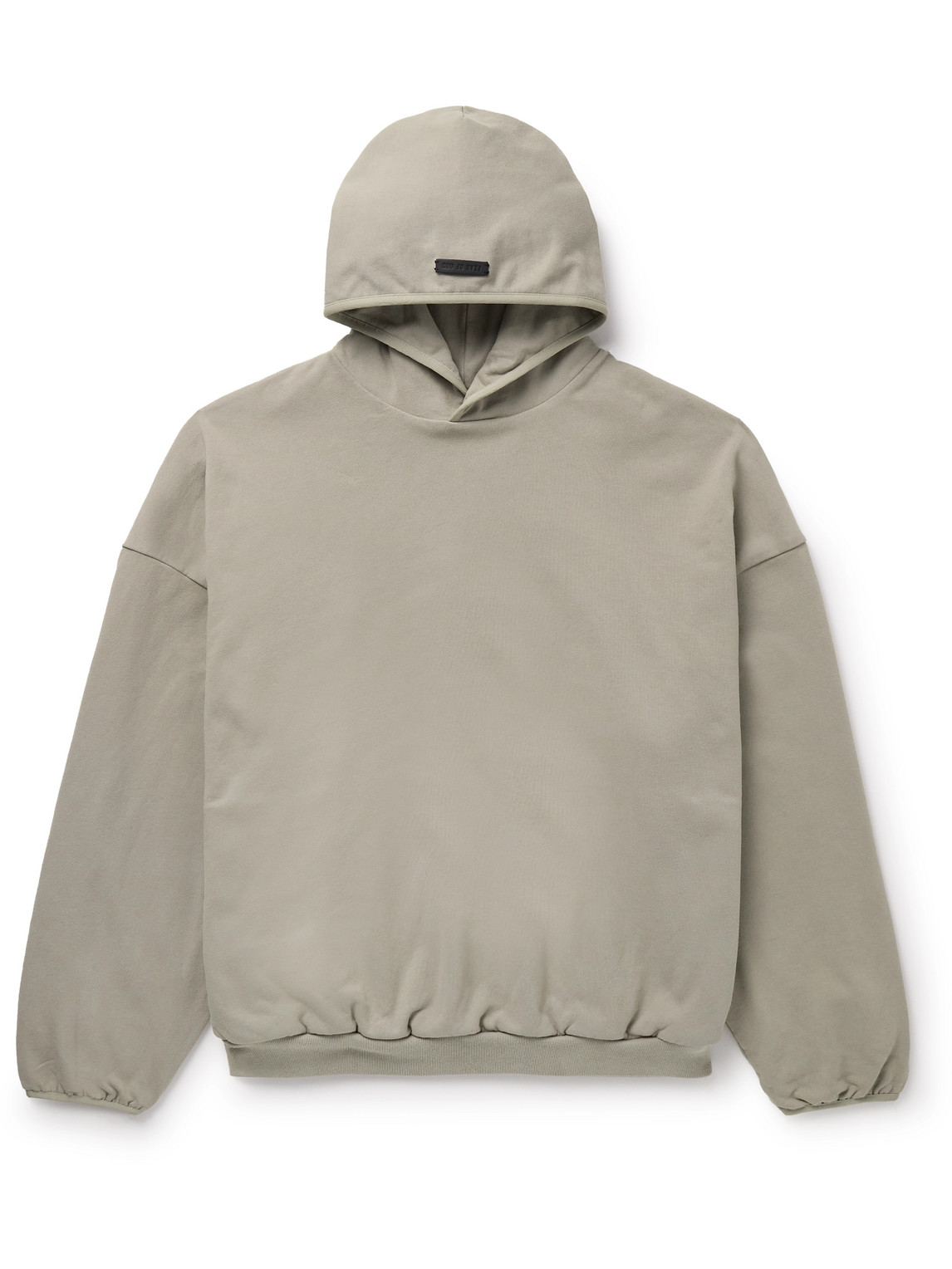 Fear of God - Logo-Appliquéd Cotton-Jersey Hoodie - Men - Brown - M von Fear of God