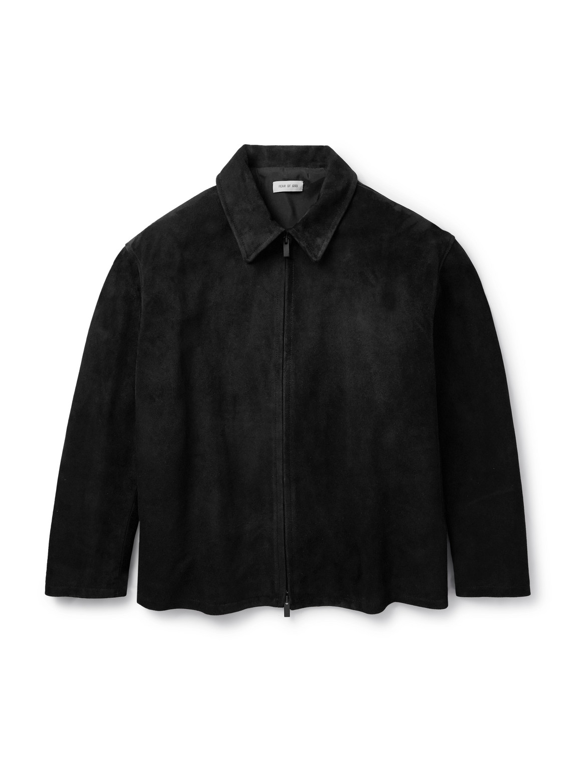 Fear of God - Logo-Appliquéd Suede Jacket - Men - Black - XL Fear of God - Logo-Appliquéd Suede Jacket - Men - Black - XL von Fear of God