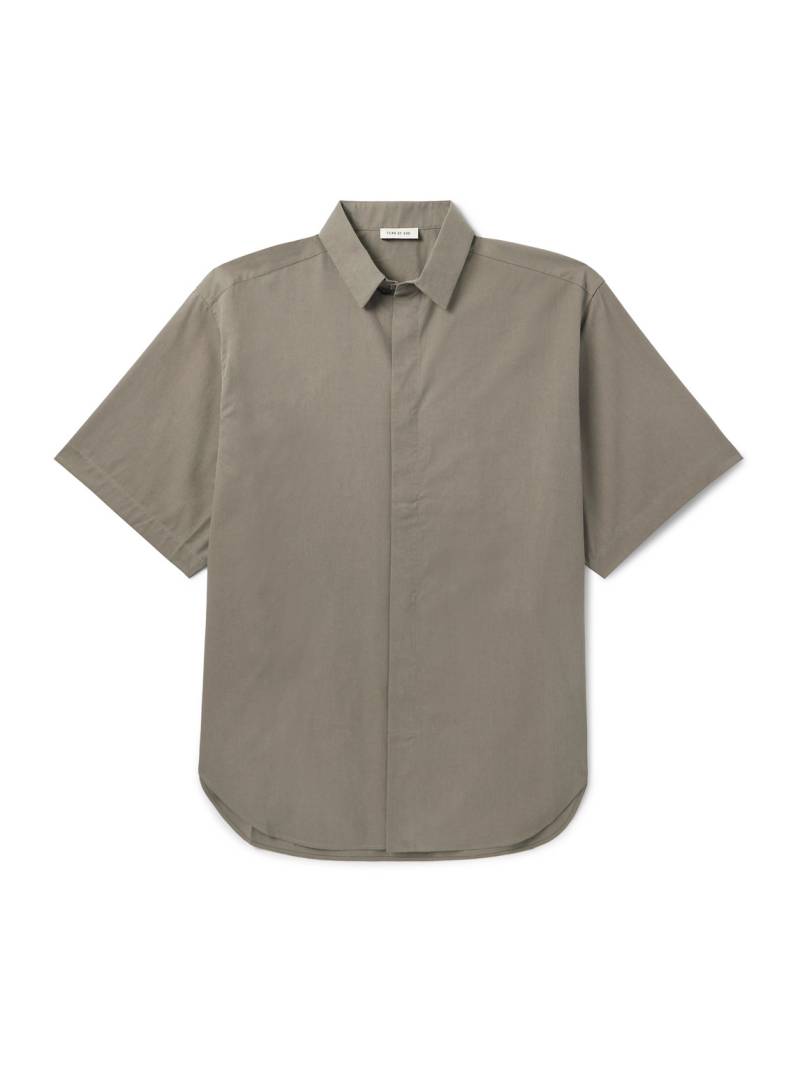 Fear of God - Oversized Cotton and Lyocell-Blend Twill Shirt - Men - Gray - M von Fear of God