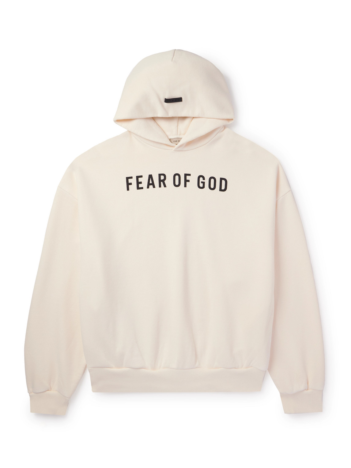 Fear of God - Printed Cotton-Jersey Hoodie - Men - Neutrals - XXL Fear of God - Printed Cotton-Jersey Hoodie - Men - Neutrals - XXL von Fear of God