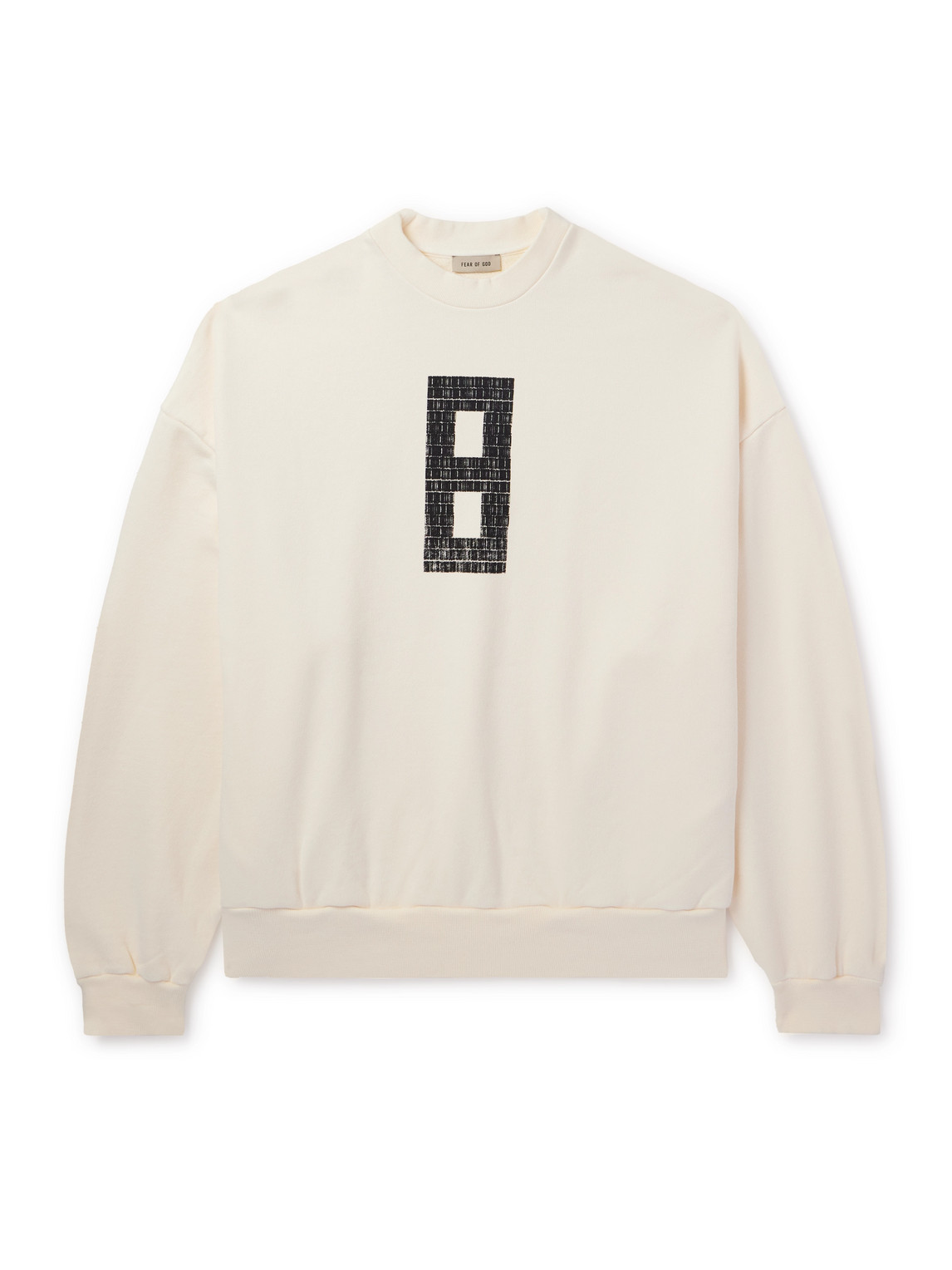 Fear of God - Printed Cotton-Jersey Sweatshirt - Men - Neutrals - XXL Fear of God - Printed Cotton-Jersey Sweatshirt - Men - Neutrals - XXL von Fear of God