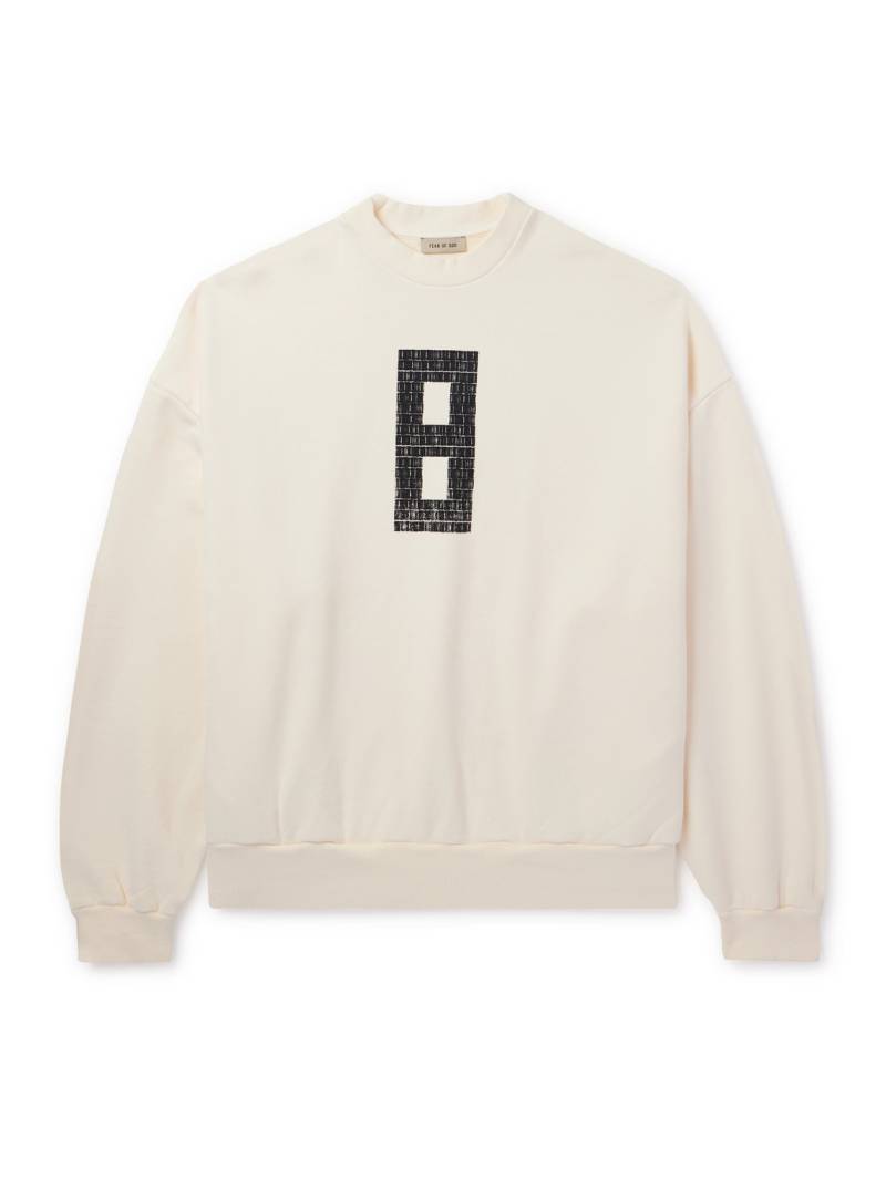 Fear of God - Printed Cotton-Jersey Sweatshirt - Men - Neutrals - XXL von Fear of God
