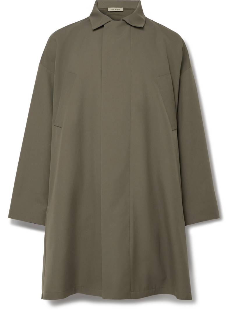 Fear of God - Virgin Wool-Crepe Trench Coat - Men - Green - IT 54 von Fear of God