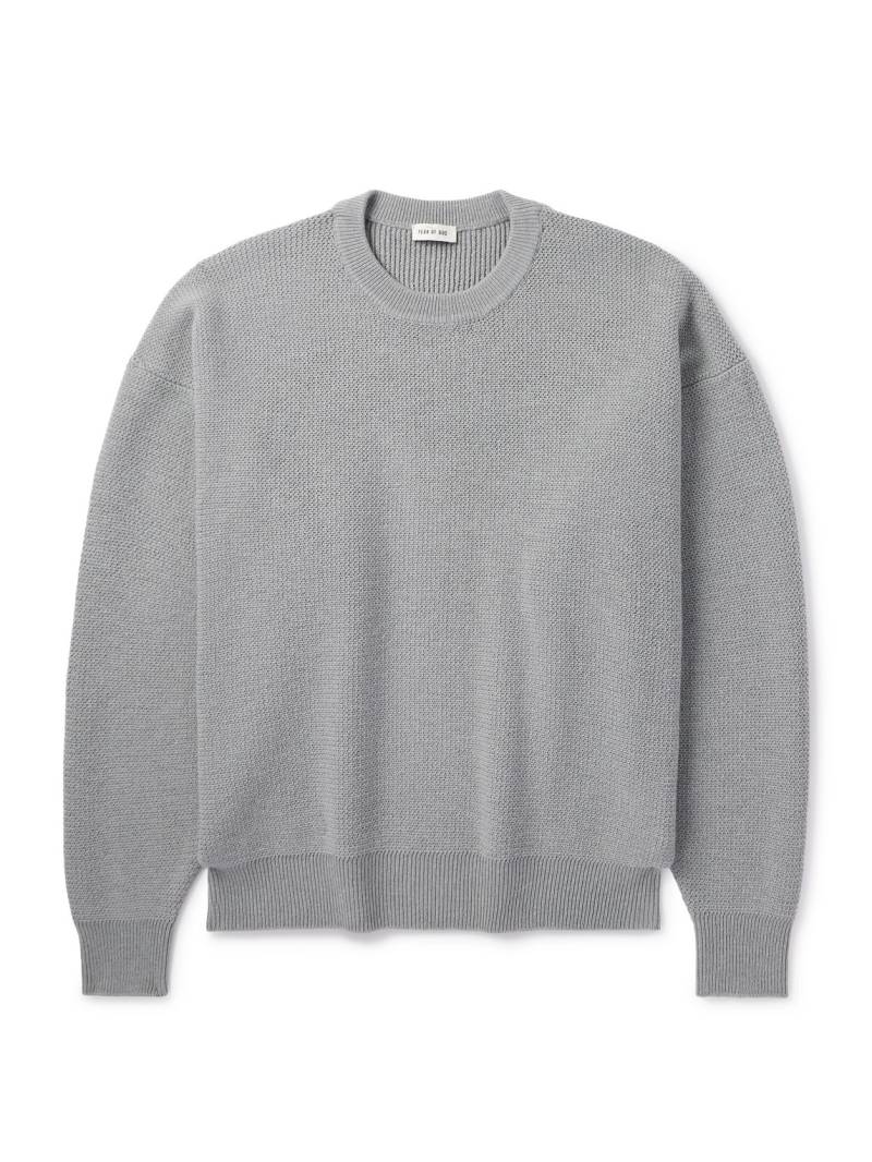 Fear of God - Virgin Wool Sweater - Men - Gray - M von Fear of God