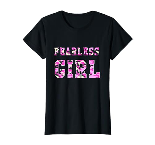 Fearless Girl Pink Camo Camouflage Lover - Mädchen Camaflouge T-Shirt Fearless Girl Pink Camo Camouflage Lover - Mädchen Camaflouge T-Shirt von Fearless Inspiration shirt