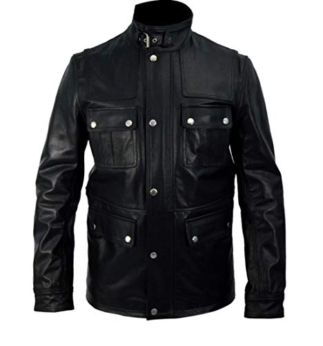 Feather Skin Männer Kleidung 24 Live Another Day Jack Bauer Lederjacke- S von Feather Skin