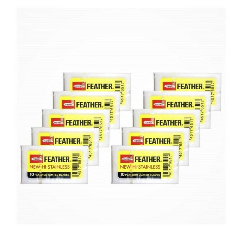 Feather Rasierklingen Feather Double Edge Rasierklingen 100 Stück von Feather