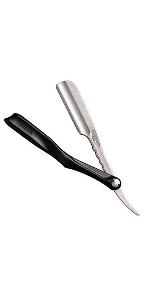Feather Rasiermesser Feather Shavette Artist Club SS Razor Schwarz von Feather