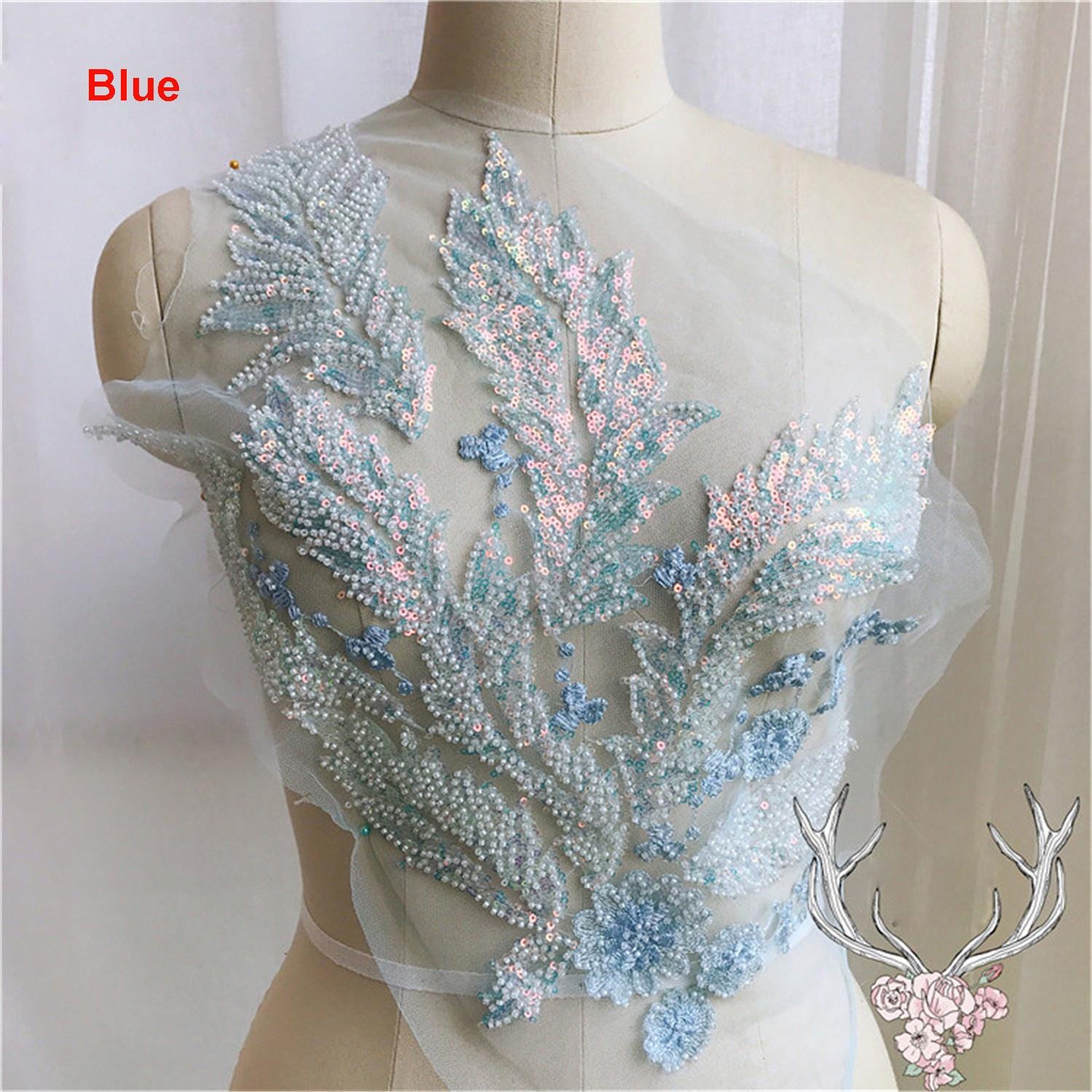 1 Stück Elegante Pailletten Perlen Stickerei Spitze Applikation Motiv Blumen Aufnäher Materialien Nähen Auf Braut Hochzeit Abendkleid 1 Stück Elegante Pailletten Perlen Stickerei Spitze Applikation Motiv Blumen Aufnäher Materialien Nähen Auf Braut Hochzeit Abendkleid von FeatherCraft20