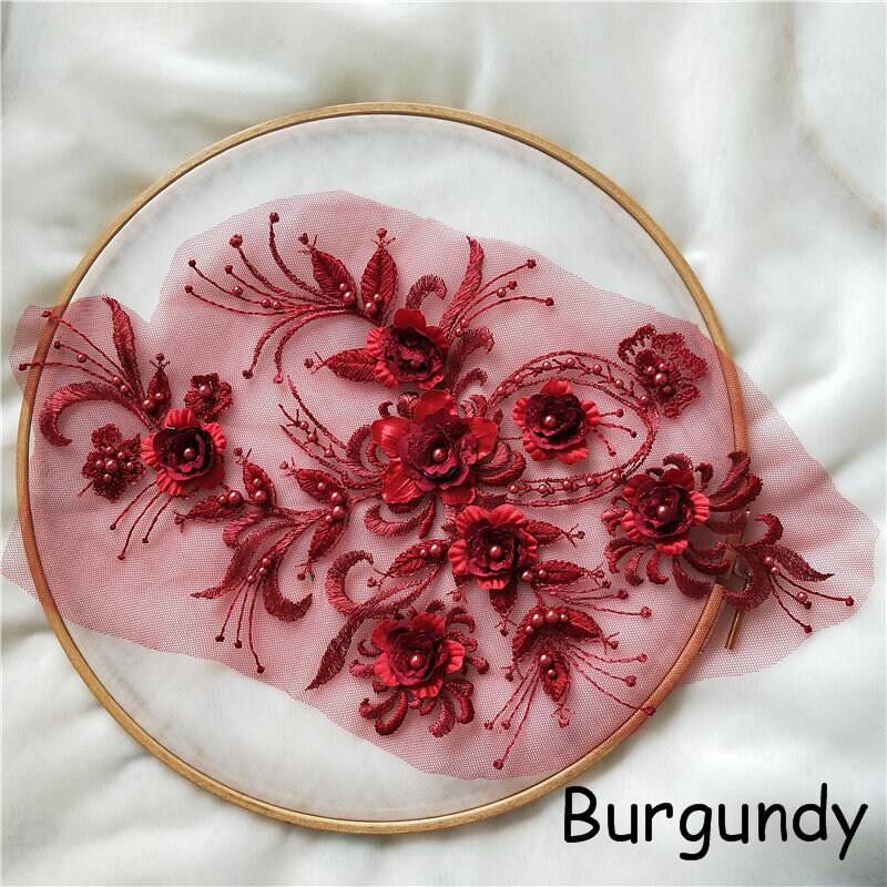 3D Blume Stickerei Spitze Applikation Motiv Materialien Blüte Blütenspitze Patch Mit Perle Annähen Braut Hochzeit Kleid Abendkleid 1 Stück 3D Blume Stickerei Spitze Applikation Motiv Materialien Blüte Blütenspitze Patch Mit Perle Annähen Braut Hochzeit Kleid Abendkleid 1 Stück von FeatherCraft20