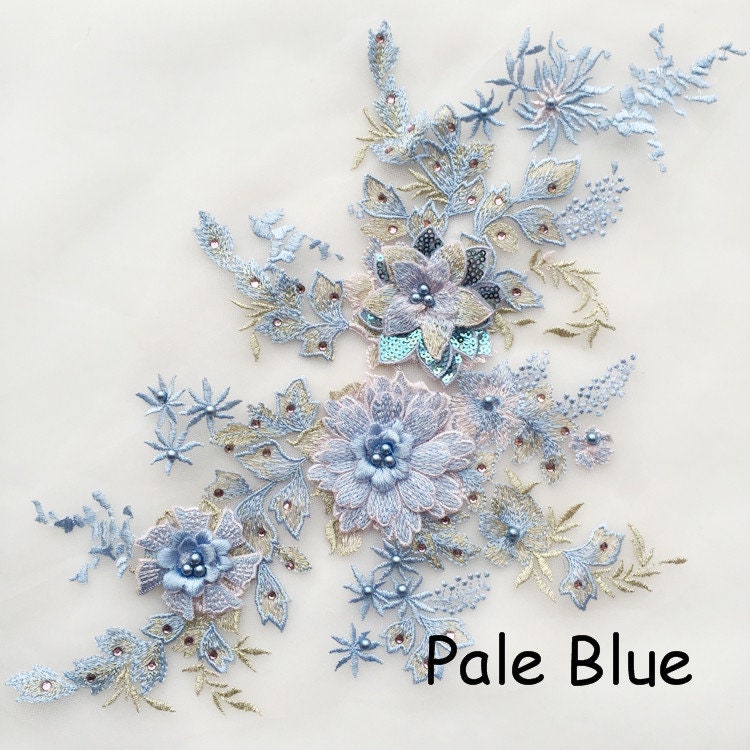 3D Blumenstickerei Spitze Applikation Motiv Materialien Patch Mit Perle Strass Nähen Auf Braut Hochzeit Kleid Abendkleid Tutu 1 Tlg 3D Blumenstickerei Spitze Applikation Motiv Materialien Patch Mit Perle Strass Nähen Auf Braut Hochzeit Kleid Abendkleid Tutu 1 Tlg von FeatherCraft20