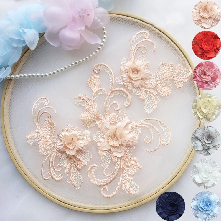 3D Floral Spitze Applikation Motiv Material Stickerei Blume Patch Nähen Auf Braut Hochzeit Ballsaal Kleid Tanz Kostüm Handwerk 1 Stück 3D Floral Spitze Applikation Motiv Material Stickerei Blume Patch Nähen Auf Braut Hochzeit Ballsaal Kleid Tanz Kostüm Handwerk 1 Stück von FeatherCraft20