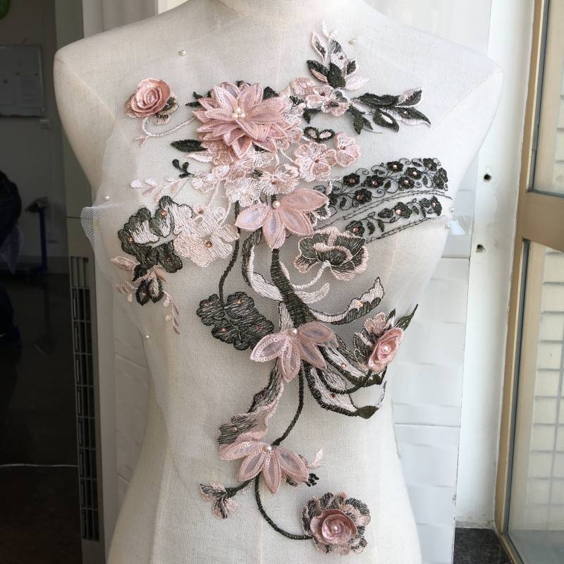 3D Floraler Stickerei Lace Applikationen Motiv Materialien Spitze Patch Mit Perle Strass Nähen Auf Braut Hochzeit Kleid Abendkleid 1 Stück 3D Floraler Stickerei Lace Applikationen Motiv Materialien Spitze Patch Mit Perle Strass Nähen Auf Braut Hochzeit Kleid Abendkleid 1 Stück von FeatherCraft20