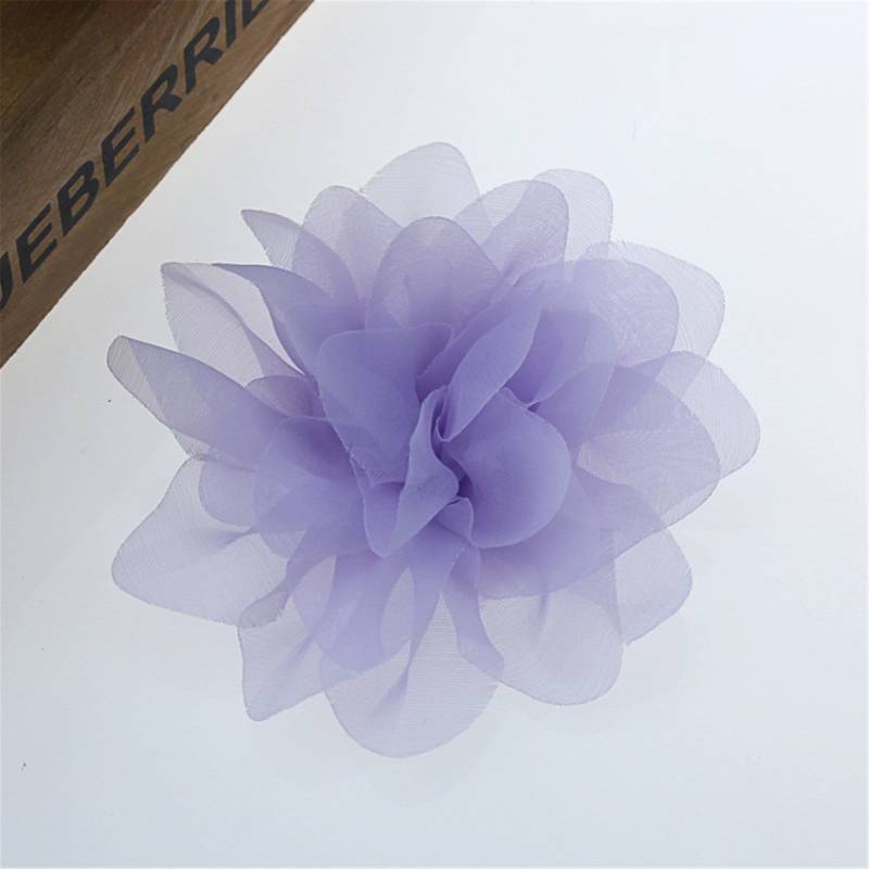 5 Stück 12cm 3D Blumen Chiffon Applikationen Aufnäher Handarbeit Spitze Motiv Mit Strass Nähen Auf Braut Hochzeit Abendkleid von FeatherCraft20