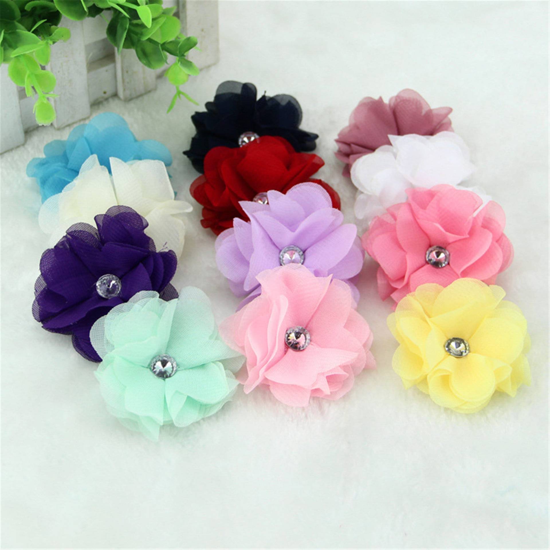 5Pcs 3D Blume Chiffon Applikation Patches Handarbeit Applikationen Spitze Motiv Mit Strass Nähen Auf Braut Hochzeit Abendkleid Kleid von FeatherCraft20