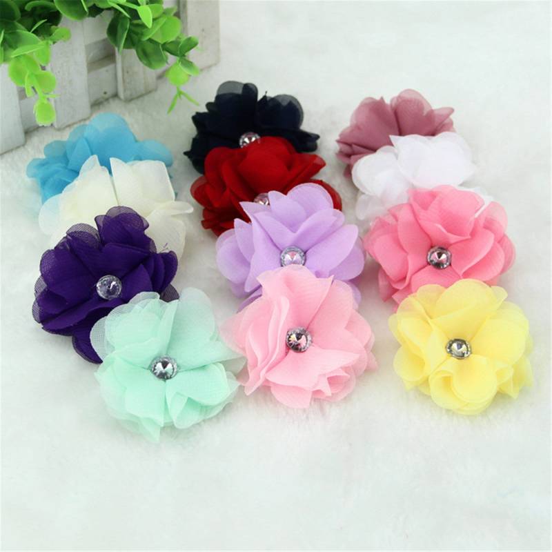 5Pcs 3D Blume Chiffon Applikation Patches Handarbeit Applikationen Spitze Motiv Mit Strass Nähen Auf Braut Hochzeit Abendkleid Kleid von FeatherCraft20