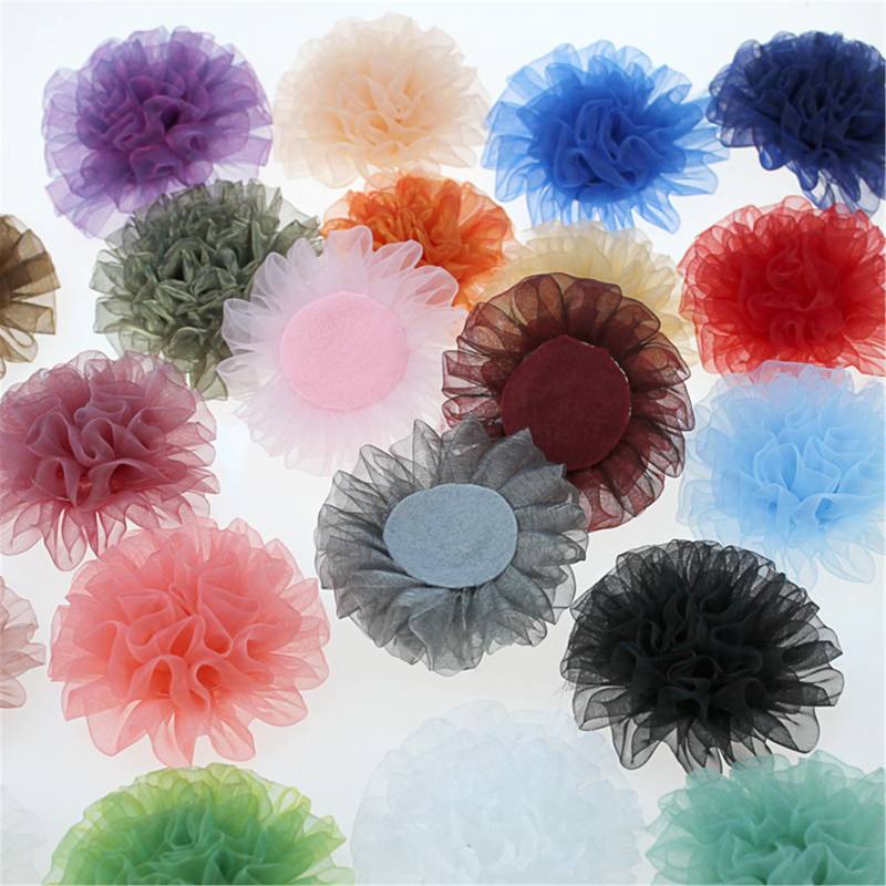 5Pcs 3D Blume Chiffon Applikation Patches Handarbeit Applikationen Spitze Motiv Mit Strass Nähen Auf Braut Hochzeit Abendkleid Kleid von FeatherCraft20