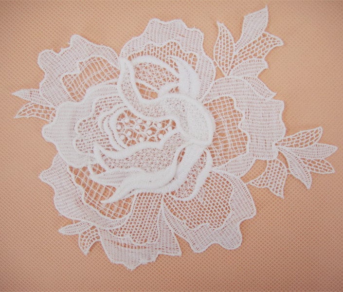 Baumwolle Guipure-Stickerei Spitze Applikation Patch Materialien Nähen Auf Braut Hochzeit Abendkleid Kleid Prom Borte Schleier Stoff 1 Stück Baumwolle Guipure-Stickerei Spitze Applikation Patch Materialien Nähen Auf Braut Hochzeit Abendkleid Kleid Prom Borte Schleier Stoff 1 Stück von FeatherCraft20