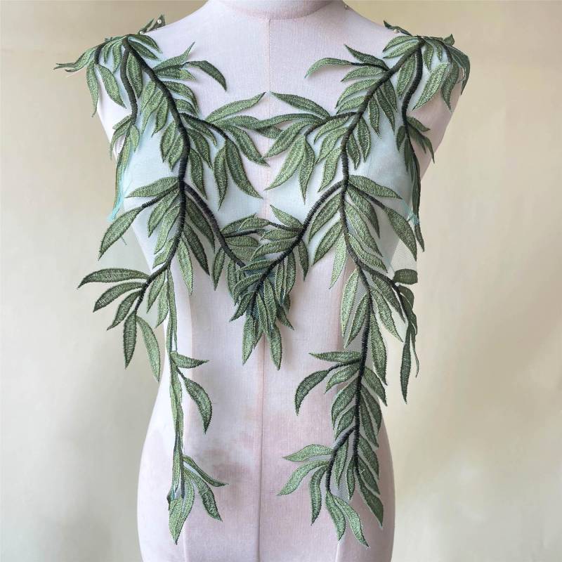 Blätter-Spitze-stickerei-stich-Aufnäher Motiv Für Brautkleid Hochzeitskleider Handwerk Projekt Blätter-Spitze-stickerei-stich-Aufnäher Motiv Für Brautkleid Hochzeitskleider Handwerk Projekt von FeatherCraft20