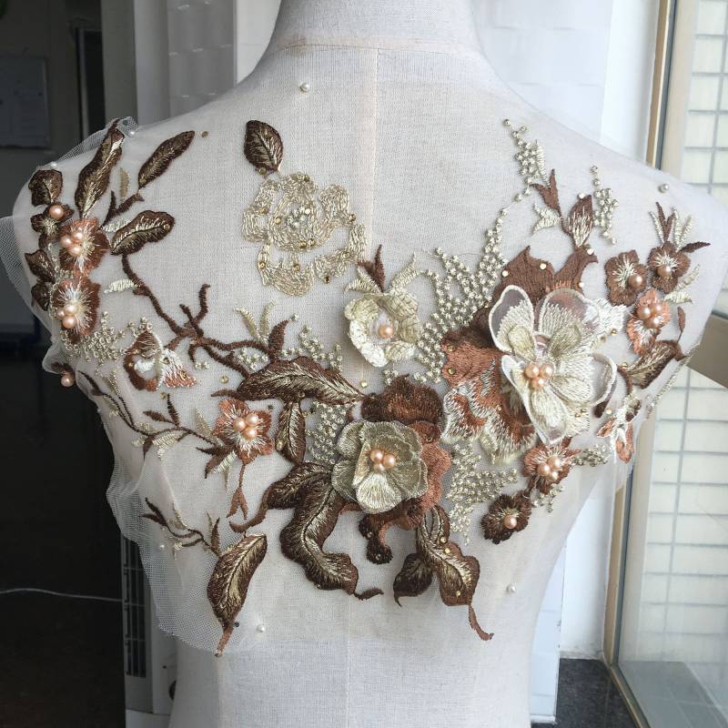 Kaffee Stickerei Spitze Applikation Motiv 3D Blumen Perlen Aufnäher Materialien Applikationen Nähen Auf Hochzeit Abendkleid Kleid Rock Handwerk 1 Kaffee Stickerei Spitze Applikation Motiv 3D Blumen Perlen Aufnäher Materialien Applikationen Nähen Auf Hochzeit Abendkleid Kleid Rock Handwerk 1 von FeatherCraft20