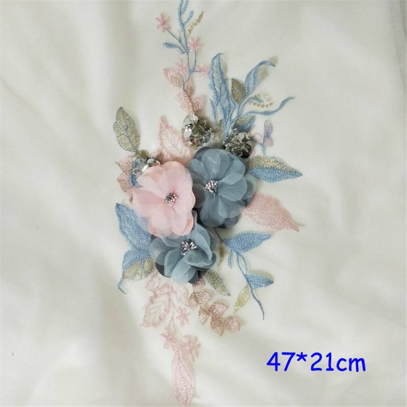 Luxus 3D Blume Stickerei Spitze Applikation Motiv Materialien Patch Nähen Auf Hochzeits-Kleid Abend Prom Kleid 1 Stück Luxus 3D Blume Stickerei Spitze Applikation Motiv Materialien Patch Nähen Auf Hochzeits-Kleid Abend Prom Kleid 1 Stück von FeatherCraft20