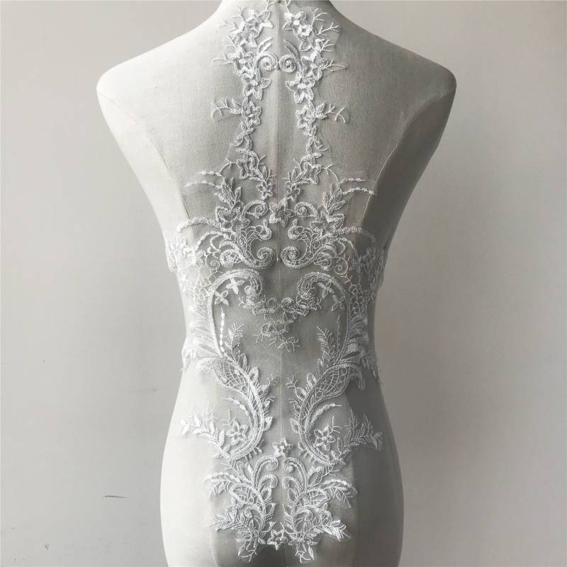 Luxus Stickerei Spitze Applikation Motiv Baumwolle Blumen Patches Mieder Applikationen Nähen Auf Hochzeit Braut Abendkleid Kleid Rock Handwerk 1 Tlg Luxus Stickerei Spitze Applikation Motiv Baumwolle Blumen Patches Mieder Applikationen Nähen Auf Hochzeit Braut Abendkleid Kleid Rock Handwerk 1 Tlg von FeatherCraft20