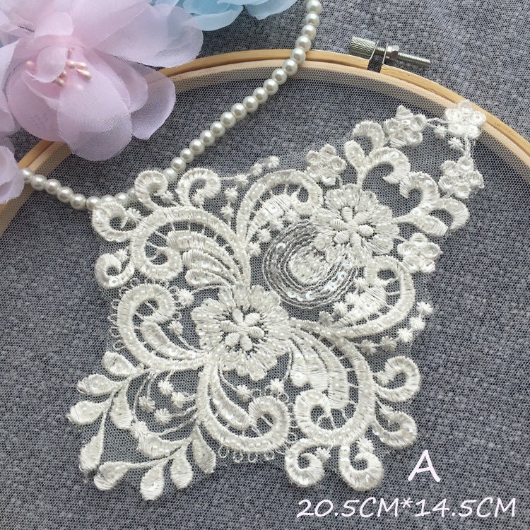 Luxus Stickerei Spitze Applikation Motiv Floral Patches Applikationen Nähen Auf Hochzeit Braut Abend Kleid Rock Kostüm Diy Handwerk 1 Stück Luxus Stickerei Spitze Applikation Motiv Floral Patches Applikationen Nähen Auf Hochzeit Braut Abend Kleid Rock Kostüm Diy Handwerk 1 Stück von FeatherCraft20